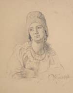 Russischer Bildnismaler 19.Jahrhundert.