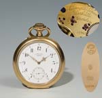 Seltene Gold-Ankerchronometer-Taschenuh