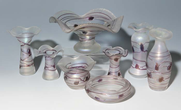 8-teiliges Vasen-Schalen-Set.