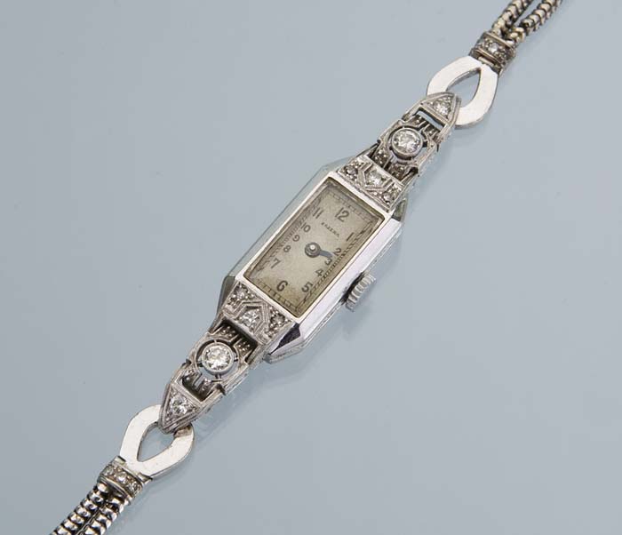 Art Déco-Armbanduhr.