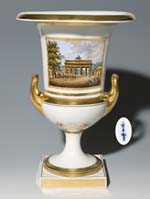 Große Ansichten-Krater-Vase.