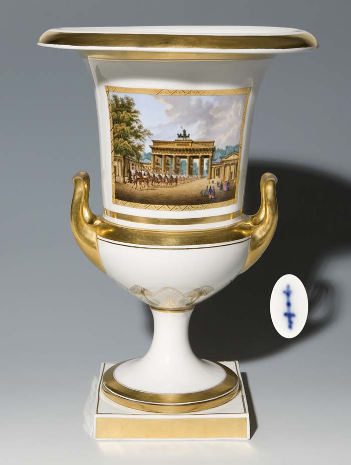 Große Ansichten-Krater-Vase.